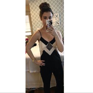 Express polyester/spandex black tank